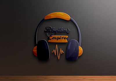 rhythm empire logo design sample branding design icon illustration logo typography vector