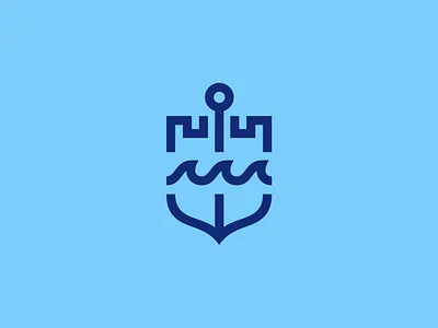 Riva al Mare anchor apartments art direction brand identity brandmark castle club cottage emblem flat landscape logodesign luxury sea shield storozhevantosha symbol village