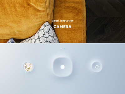 camera 3d button camera design shadow ui visual design wallpaper