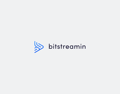 bitstreamin identity brand identity line logo mark simple