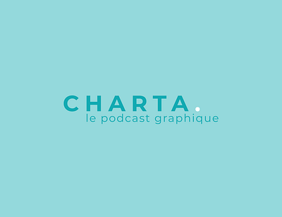 Charte - Le podcast graphique branding charta designer logo logo design logodesign logotype podcast podcast logo podcasting
