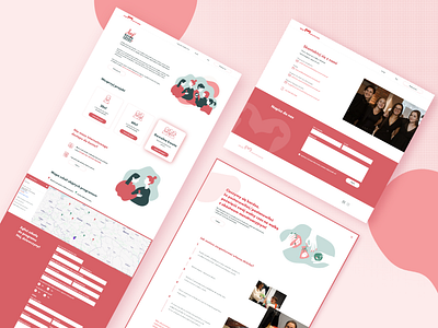 Website - Akcja Menstruacja #2 digital illustrator landing landing design landingpage typography ui ux web web design webdesign website website design