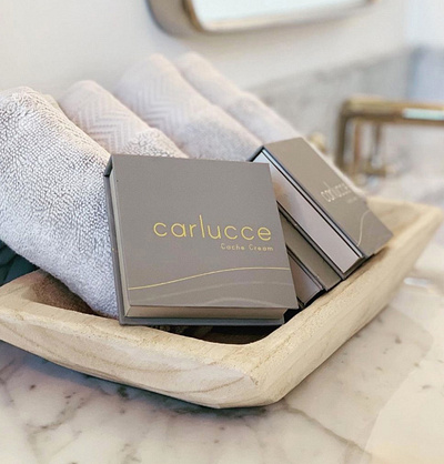 Calucce cosmetic label packaging packaging design