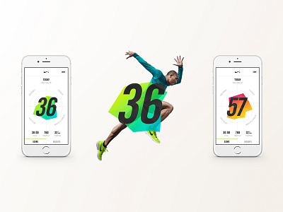 Nike NTC App app design branding data visualization design design direction mobile design mobile ui ui uiux web design