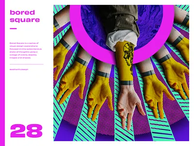 bored square 28 artwork covid design digital digital art graphic graphic art handed hands procreate quarantine safety