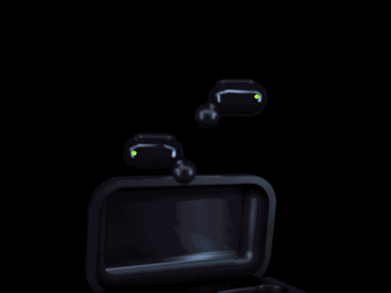 Wave earbuds. Music app animation app application design experience minimal motion music smart ui uidesign ux uxdesign wave