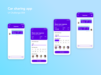 004 Calculator 004 calculator car sharing app mobile app uidesign