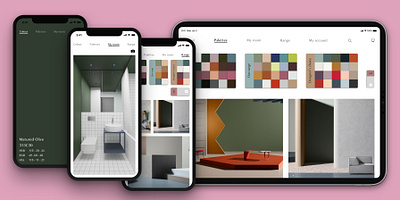 Paint / Dulux - Phone & Tablet App paint selection - Personal wo app design phone tablet ui ux