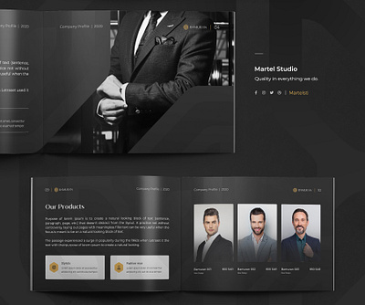 BAMURAN | Brand Identity black brand brand identity branding brochure company design flat graphic design illustration logo profile