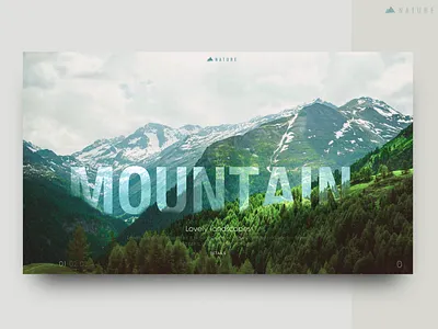 Nature, Mountain web design design web web designer webdesign