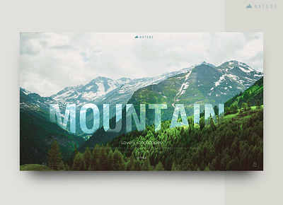 Nature, Mountain web design design web web designer webdesign