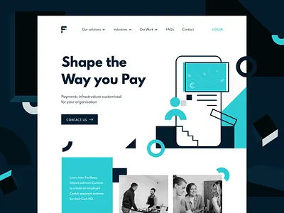 Facilipay app branding coffee shop customers designer digital wallet ireland logo order pay payment payment app ui design user ux