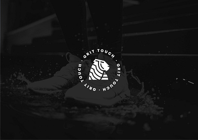 Grit Touch black black and white brand identity branding design diseño gráfico logo logo design marca sports sports branding sports logo tiger tiger logo
