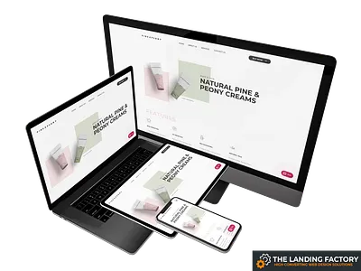 Homepage template design for natural cosmetics manufacturers cosmetic cosmetics elementor homepage homepage design landing page landing page concept landing page template manufacturer natural natural cosmetics natural products page builder page layout pink responsive responsive design template web design website