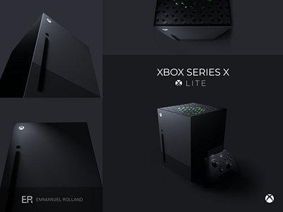 Xbox Series X Lite Concept 3d 3d art branding concept design concepts consol game gaming generation lite microsoft new play playing series video game x xbox xbox series x