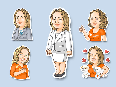 Stickers 2d art artist cartoon character cartoon illustration characters illustration sticker sticker design stickers telegram vector