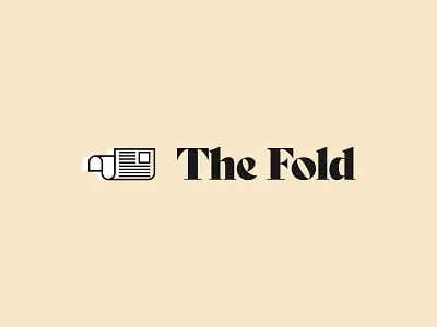 The Fold logo app branding design illustration illustrator lettering logo type typography ui