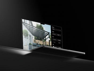 Black & White Configurator configurator design digital sulutions graphical user interface jesse van beek patio solutions product design ui useable useable design user interface