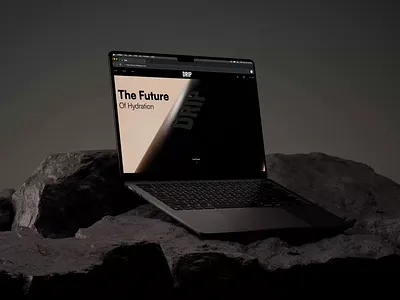 Drip Water Bottle Landing Page | 3D Website 3danimation ui ux websites