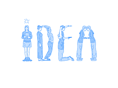 IDEA illustration for support service idea illustration it linear promo site simple support vector