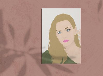 Vivien character character illustration design flat graphic design illustration illustrator minimal portrait portrait illustration simple vector vector portrait woman woman illustration woman portrait