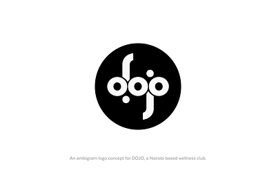 DOJO Logo Ambigram branddesign branding design logo logodesign