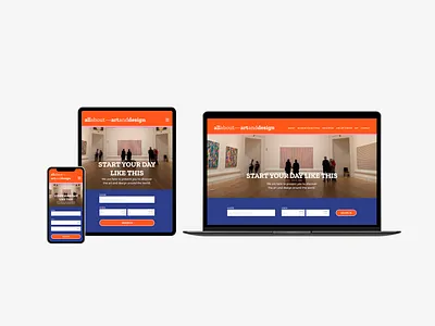 allabout—artanddesign Case Study-UI Design art branding creative design logodesign ui