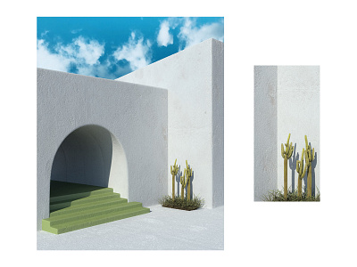 ibiza 3dart 3drender aesthetics architecture design illustration setdesign surrealism