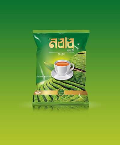 Nobab tea Packet brand design graphic design logo design nobab tea nobab tea print design