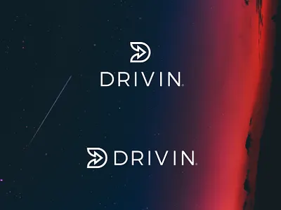 DRIVIN arrow bike brand branding d design icon logo mark