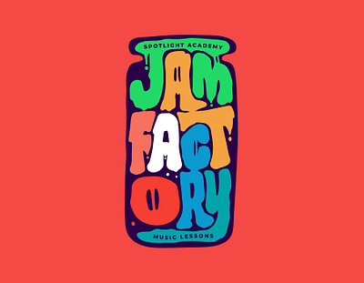 Jam Factory academy custom lettering digitalart hand drawn handlettering itsjerryokolo jam jerryokolo kids kids app kids book kids illustration logo designer music music lessons playground procreate slime typography