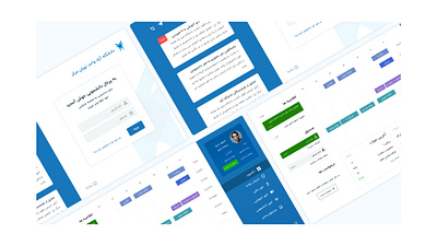 Student Dashboard adobexd dashboard farsi persian school student ui university