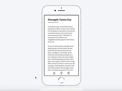 "Rreads" share sheet animation app design ios medium mp4 ui