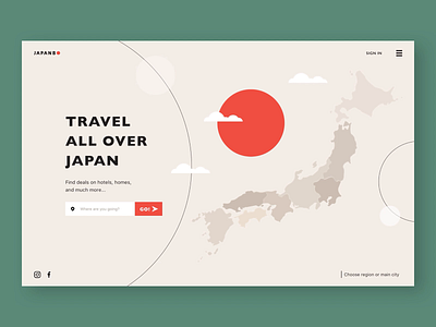 JapanB animation design ui ux web