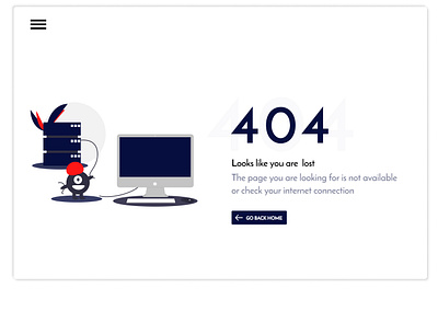 ERROR 404 ui homepage illustration interaction design interface ui ux uidesign