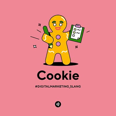 cookie cookie cookie man cookies digital marketing funny illustration slang vector web cookies