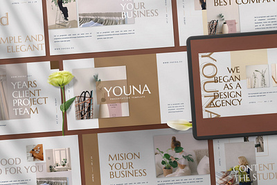 YOUNA - Keynote Template agency art brand business clean creative development finance minimal modern multipurpose multipurpose powerpoint multipurpose template presentation responsive simple template website website concept website design