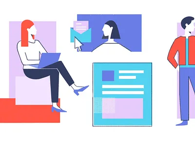 Zenefits Illustrations animation branding icon icons identity illustration illustration art illustrations vector web