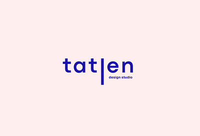 Logo "Tatlen" branding color design illustrator logo logodesign logotype logotype design typography vector