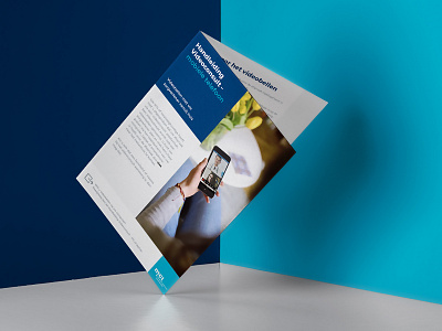 Print & Graphic Design | Clickable User Guide brochure graphic design print telehealth visual art