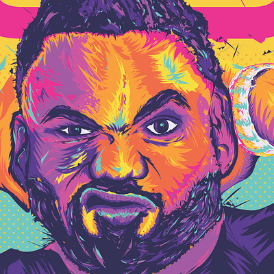 THE CHEF canada chef digital illustration hip hop illustration illustrator portrait raekwon vector whistler wu tang wutangclan