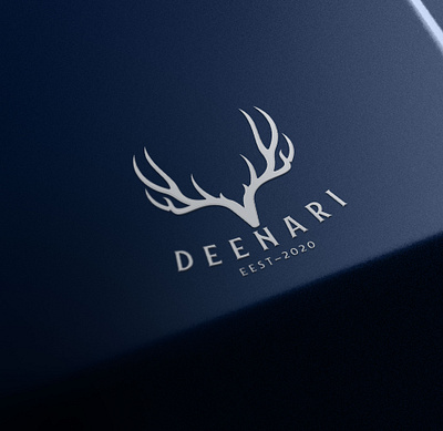 LOGO DESIGN for DEENARI deer logo design vintage logo