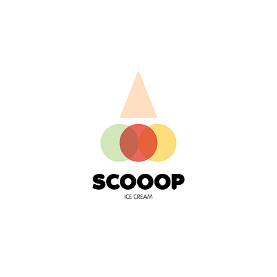 Scooop - Ice Cream 50 days logo challenge brand branding company logo dailylogochallenge design dlc icecream icon identity illustration illustrator logo scoop vector