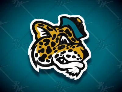Vintage Style Jaguars Mascot athletics classic football jacksonville jags mascot sports vintage