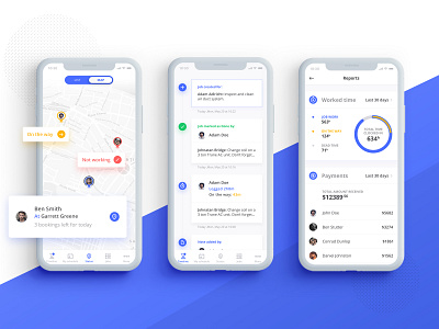Fieldvibe clean design ios ui