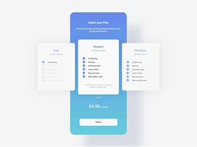 Daily UI 30 - Pricing dailyui design minimal package packages pricing pricing page pricing plan pricing plans ui ui challenge web webdesign