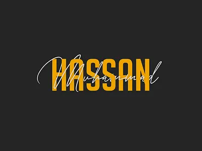 Muhammad Hassan branding design icon illustration illustrator lettering logo design concept minimal typogaphy typography vector