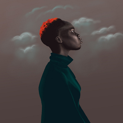 Portrait digital painting digitalart illustration portrait