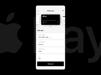 Credit Card Checkout #DailyUI design ui