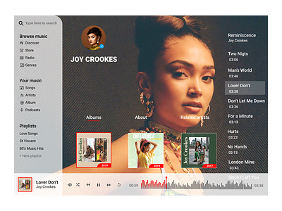 Music Player dailyui design ui ux web